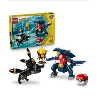 LEGO Pokemon Umbreon vs Garchomp Championship Battle 72165 Set 831 Pcs