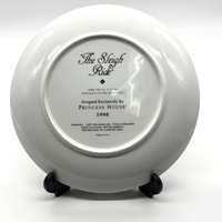 Princess House 1998 The Sleigh Ride Porcelain Collector Plate Christmas Decor