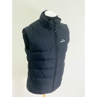 Kathmandu Epiq Mens Down Vest Puffer Body Warmer Black Green Lining XS