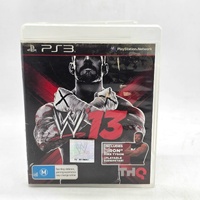 WWE '13 PS3 PlayStation 3 Wrestling Game THQ Attitude Era Complete with Manual