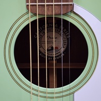 Fender Newporter Player Acoustic Electric Guitar Surf Green 20 Fret