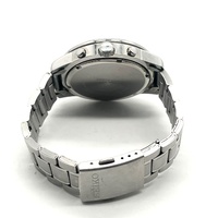 Seiko 4T53-00C8 Men's Chronograph Blue Dial Stainless Steel Watch