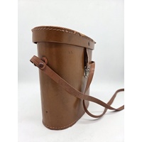 Birnie 10x50 Vintage Binoculars Coated Lenses 5° Field Black with Brown Case