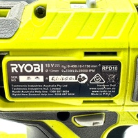 Ryobi 18V ONE+ Hammer Drill RPD18 with 4.0Ah Battery Pack and Charger