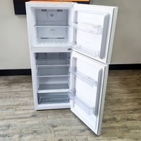 HEQS TM200W 197L Fridge Freezer Combo Top Mount Refrigerator White