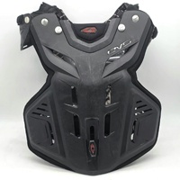 EVS Youth Motocross Chest Protector Roost Guard Black Medium M MTS 110801
