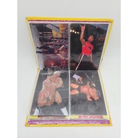 Panini 1998 WCW nWo Superstars Photocard Album Wrestling Trading Cards Binder