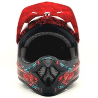 ONeal 3 Series Attack Youth Size XL Motocross Helmet Black Red Teal