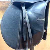 Thorowgood Maxam 16 Inch All Purpose Saddle Black Synthetic Equestrian