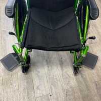CareQuip Concorde Deluxe Wheelchair Lightweight Foldable Manual Green
