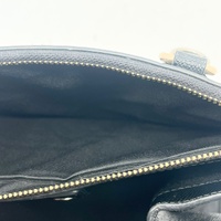 Coach Mini Surrey Carryall Black Leather Satchel Crossbody Bag with COA