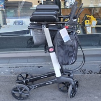 Aspire Vogue Forearm Seat Walker Rollator 150kg White Black