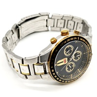 Holden Golden Years Watch 22K Gold Plated Chronograph Steel Mens Collectible