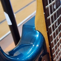 Vintage 1980 Kramer Focus 3000 Electric Guitar Blue 6 String Floyd Rose