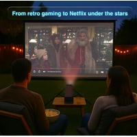 Laser PJ-GH803B-168 Smart Gaming Projector 80 Games 720p