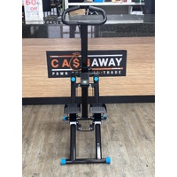 Centra Vertical Climber Stepper for Home Gym Exercise with LED Display Black