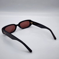 Wyld Blue x Pared Hazed Sunglasses Black Gold Frame Tinted Lens PE2305B