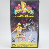 Mighty Morphin Power Rangers Vol 2 Teamwork A Pressing Engagement VHS Tape
