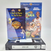 Warner Bros Space Jam VHS 90s Michael Jordan Bugs Bunny