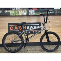 Kink BMX Freestyle Bike Chrome Black 20 Inch Wheel Stunt Street Park