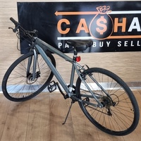 Shimano Copenhagen Hybrid Commuter Bike Fluid Comfort Seat Grey 700C