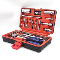 SP Tools SP20601 42pc 1/4 3/8 Drive Metric SAE Socket Set