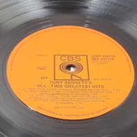 Tony Bennett All-Time Greatest Hits 2LP Vinyl Record CBS S2BP-220115 Gatefold