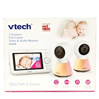 VTech BM4200N-2 2 Camera Baby Monitor 4.3 Inch Colour Video Audio