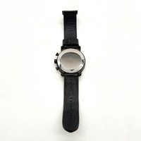 Fossil Gage BQ1711 Chronograph Black Watch 50mm Leather Band Quartz