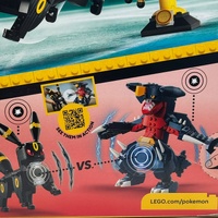 LEGO 72165 Pokemon Umbreon vs Garchomp SMART Play Battle 831 Pieces
