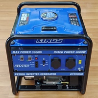 Adventure Kings GT3500i0 3000W 5.5HP 208cc 4-Stroke Petrol Inverter Generator