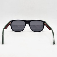 Gucci GG0341S Sunglasses Black Acetate Grey Polarised Lenses 56-17