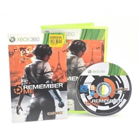 Remember Me Xbox 360 Game Capcom Action Adventure Complete with Manual