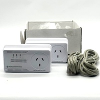 NetComm NP205 200Mbps Powerline Adapter Twin Pack AC Pass Through Ethernet