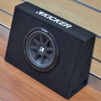 Kicker 44KKP210 10 Inch Slim Subwoofer Enclosure 4 Ohm Single Truck Box