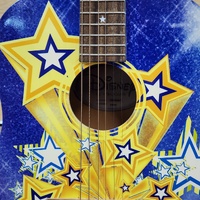 Disney by Washburn High School Musical Acoustic Guitar Blue