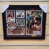 Darren Lockyer Memorabilia Framed Limited Edition 404/499 COA Broncos