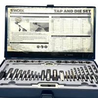 Workzone 34 Piece Tap and Die Set Metric Imperial Thread Repair Kit
