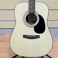 Cort AD810 OP Dreadnought Acoustic Guitar Natural Satin Open Pore