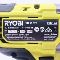 Ryobi RID18X 18V ONE+ HP Brushless 4 Mode Impact Driver 2.5Ah Battery Charger