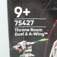 LEGO 75427 Star Wars SMART Play Throne Room Duel and A-Wing Set 962pc