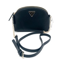 GUESS Griffin Mini Crossbody Bag Black Dome Dome Chain Strap PA337170