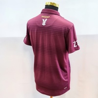 2017 Manly Warringah Sea Eagles NRL Media Polo Shirt ISC Maroon Size M Gym Sport
