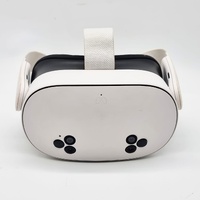 Meta Quest 3S 128GB Virtual Reality Headset White with Controllers Carry Case