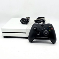 Microsoft Xbox One S 500GB Disc Console White 1681 with Controller and Cables