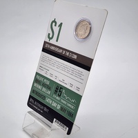 2014 Royal Australian Mint 30th Anniversary $1 Coloured Kangaroos UNC Coin