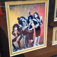 Limited Edition KISS Framed Photo Memorabilia Collage 72 of 500 58cm x 48cm