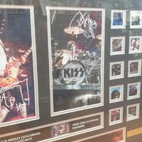 Limited Edition KISS Individually Signed Photo Frame 101 of 499 102cm x 50cm