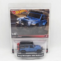 Hot Wheels Premium 1:43 Jeep Wrangler 392 Rubicon Blue Diecast HMD41