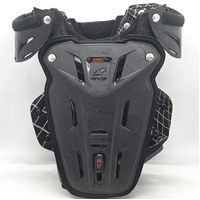 EVS Youth Motocross Chest Protector Roost Guard Black Medium M MTS 110801